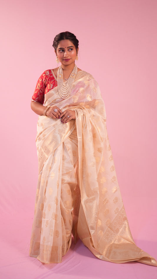 Black georgette meena Kari saree