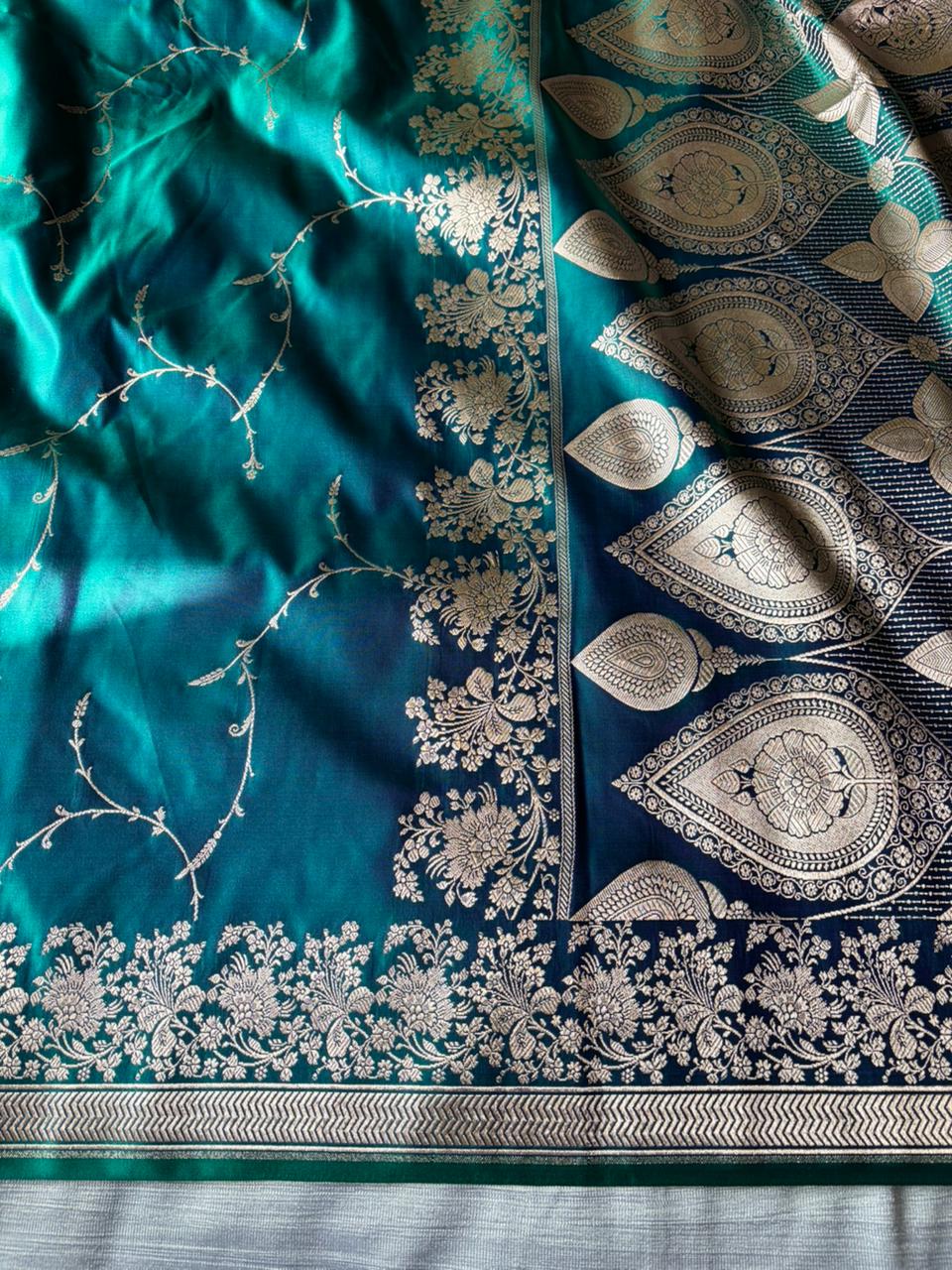 Neel Jalika Saree In Premium Mashru Silk