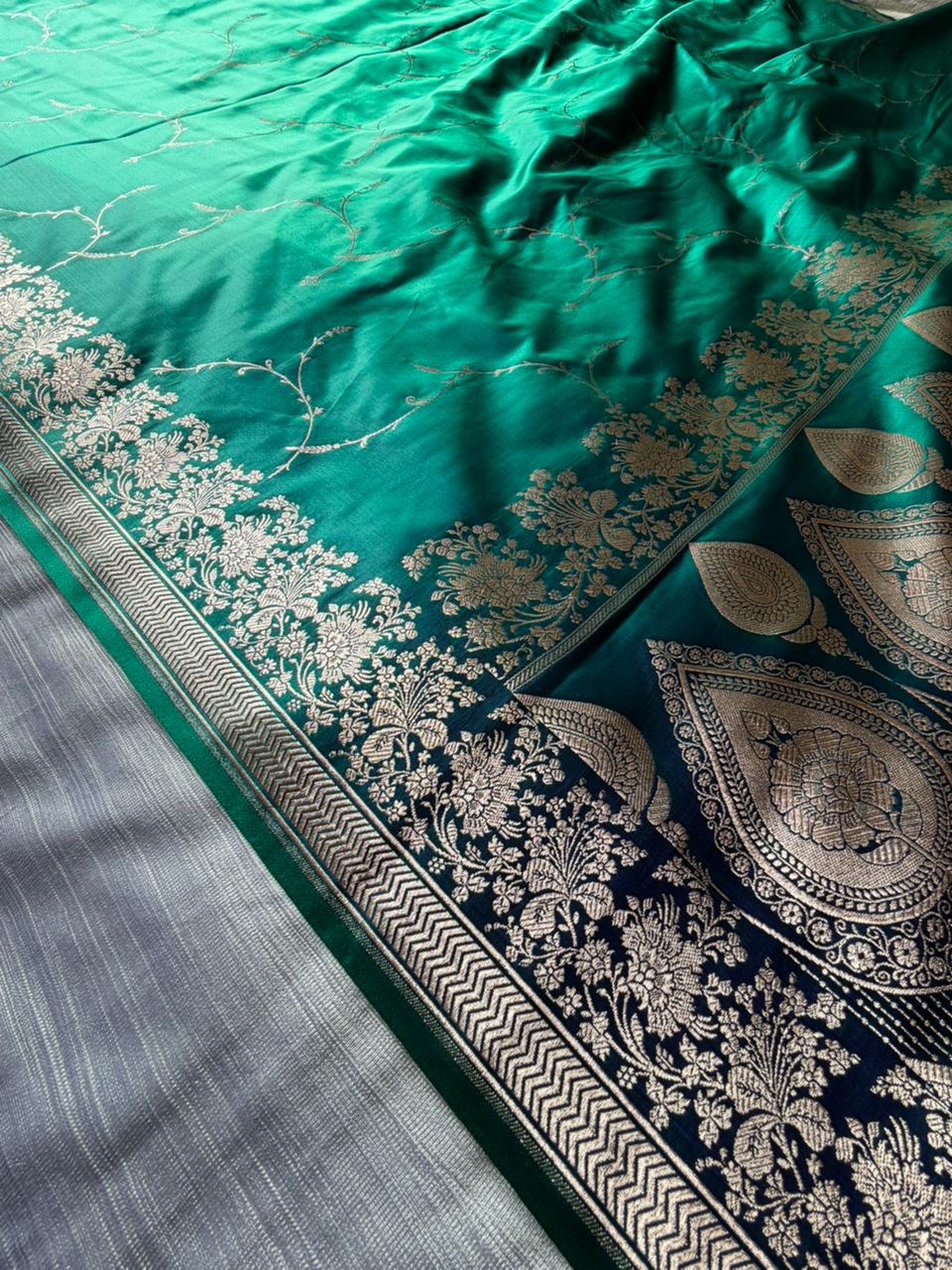 Neel Jalika Saree In Premium Mashru Silk