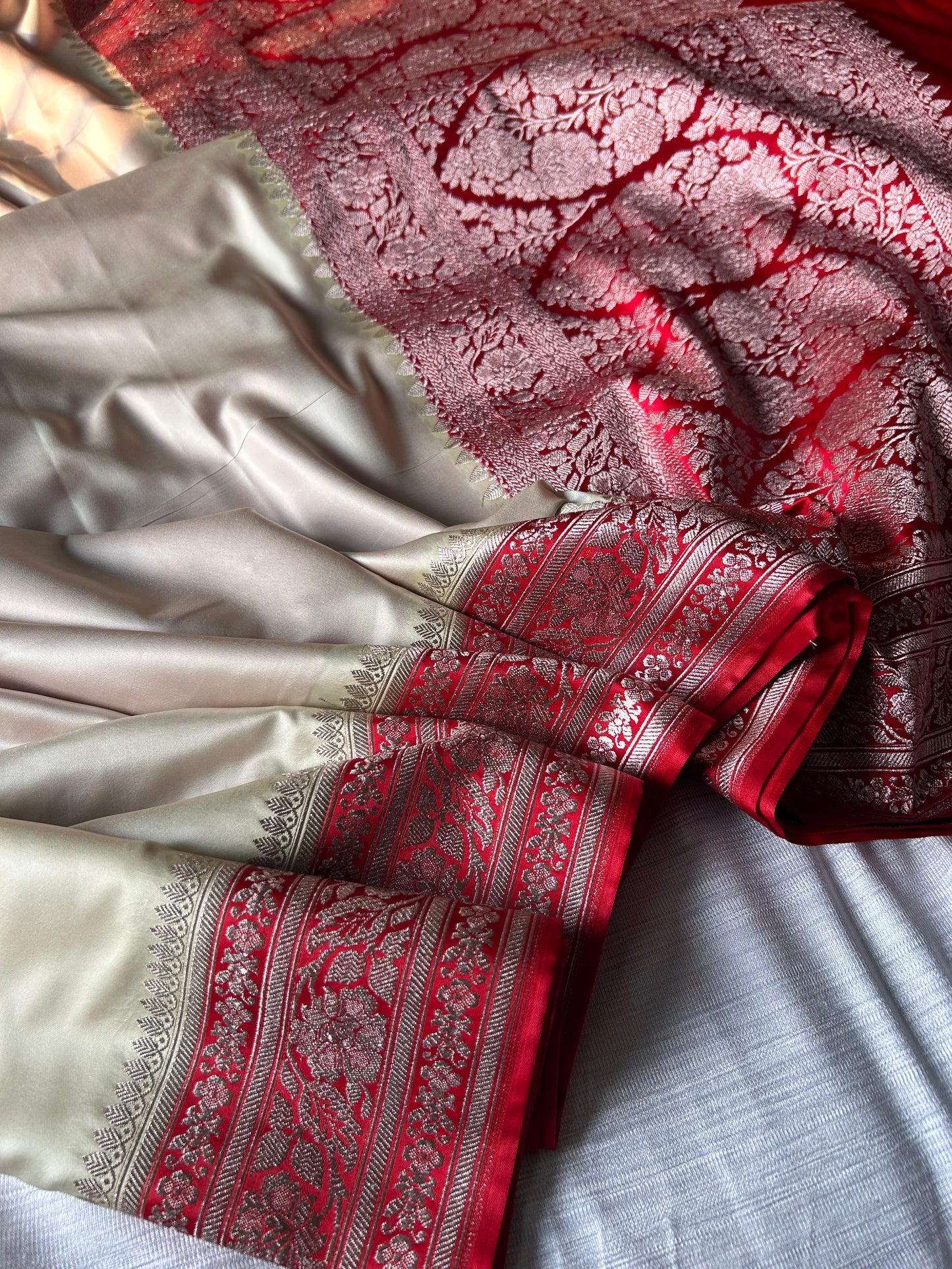 Banarasi Mashru Silk Saree