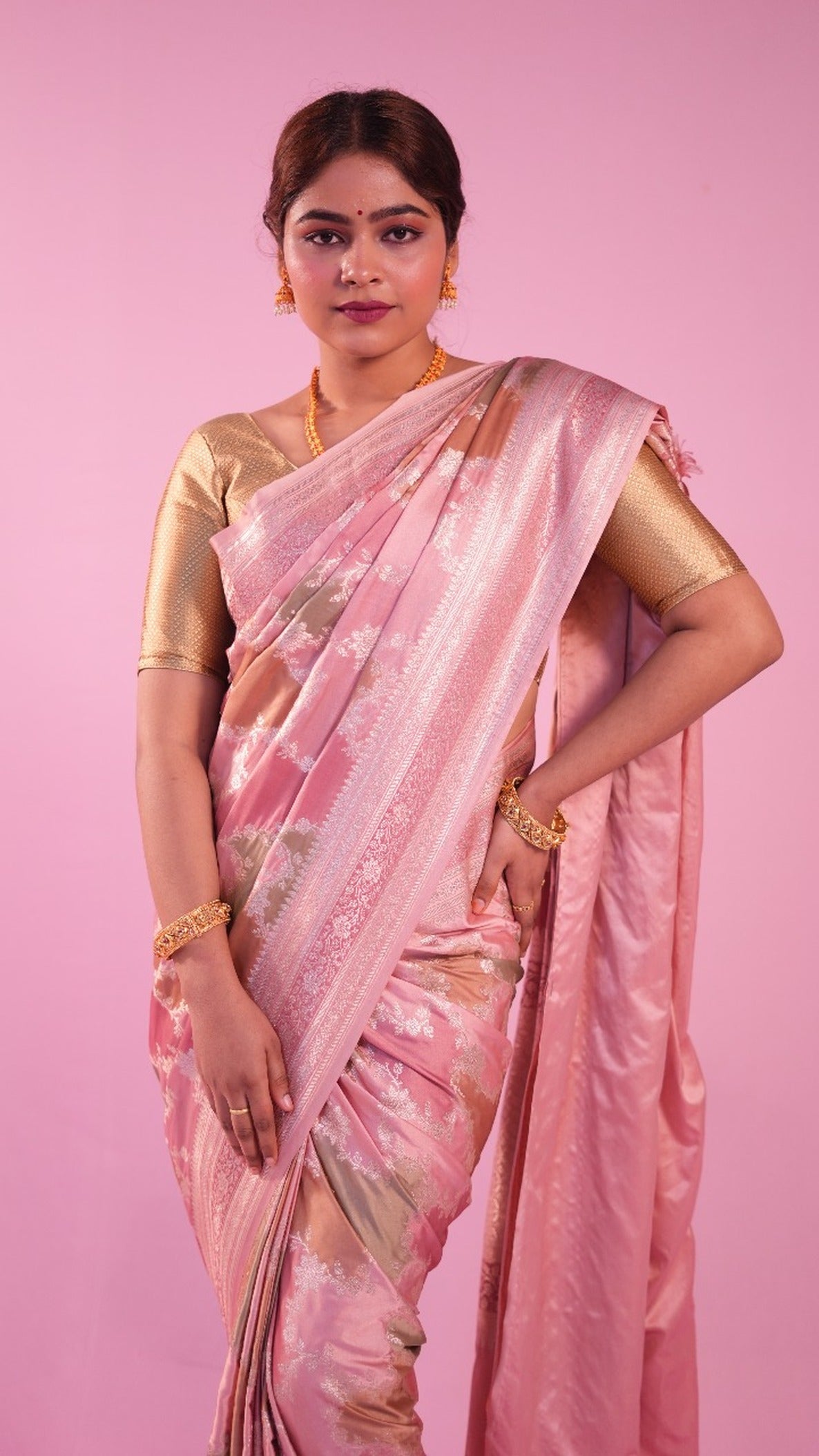 Banarasi Rang Kart Saree