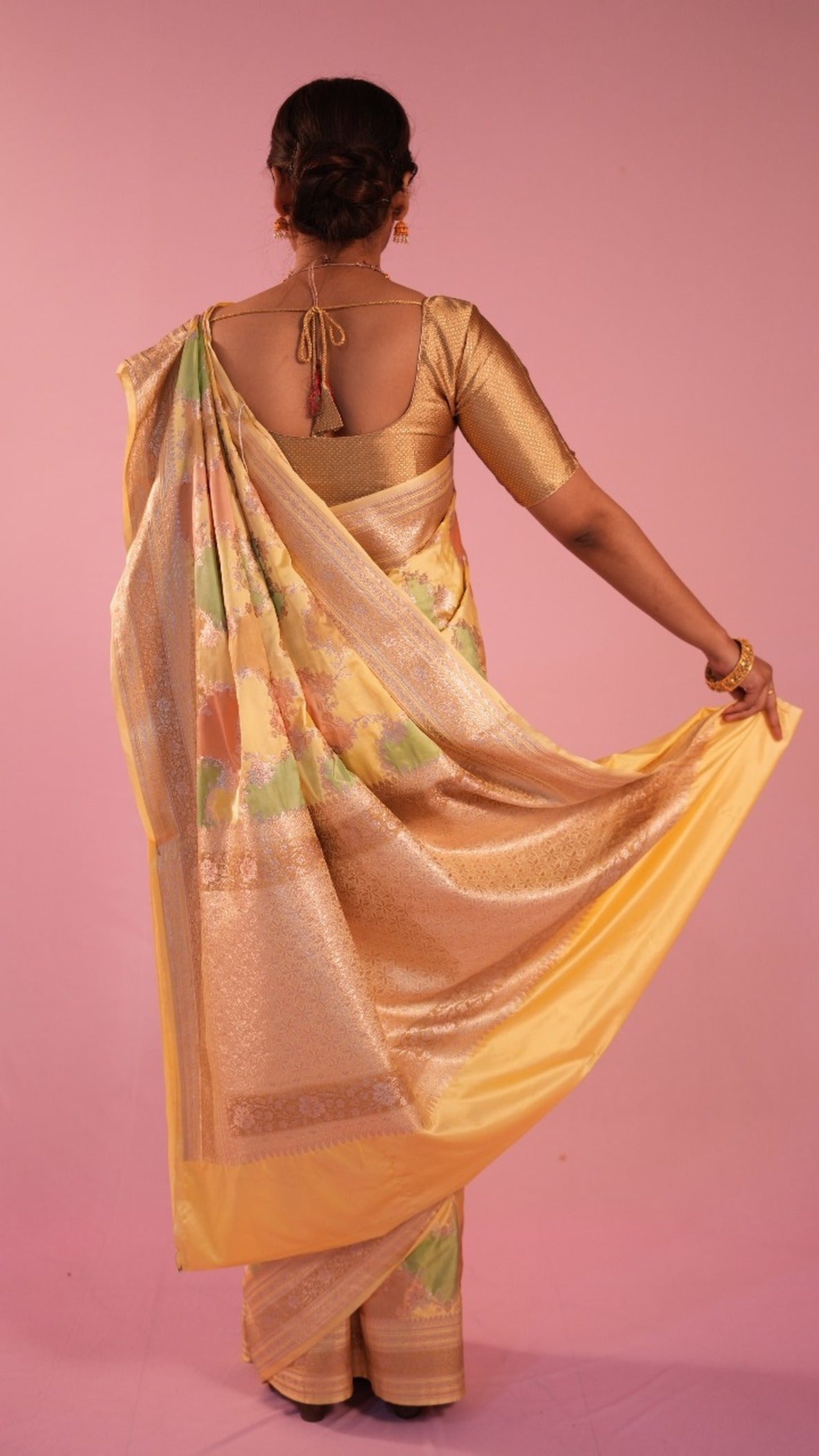 Banarasi Rang Kart Saree