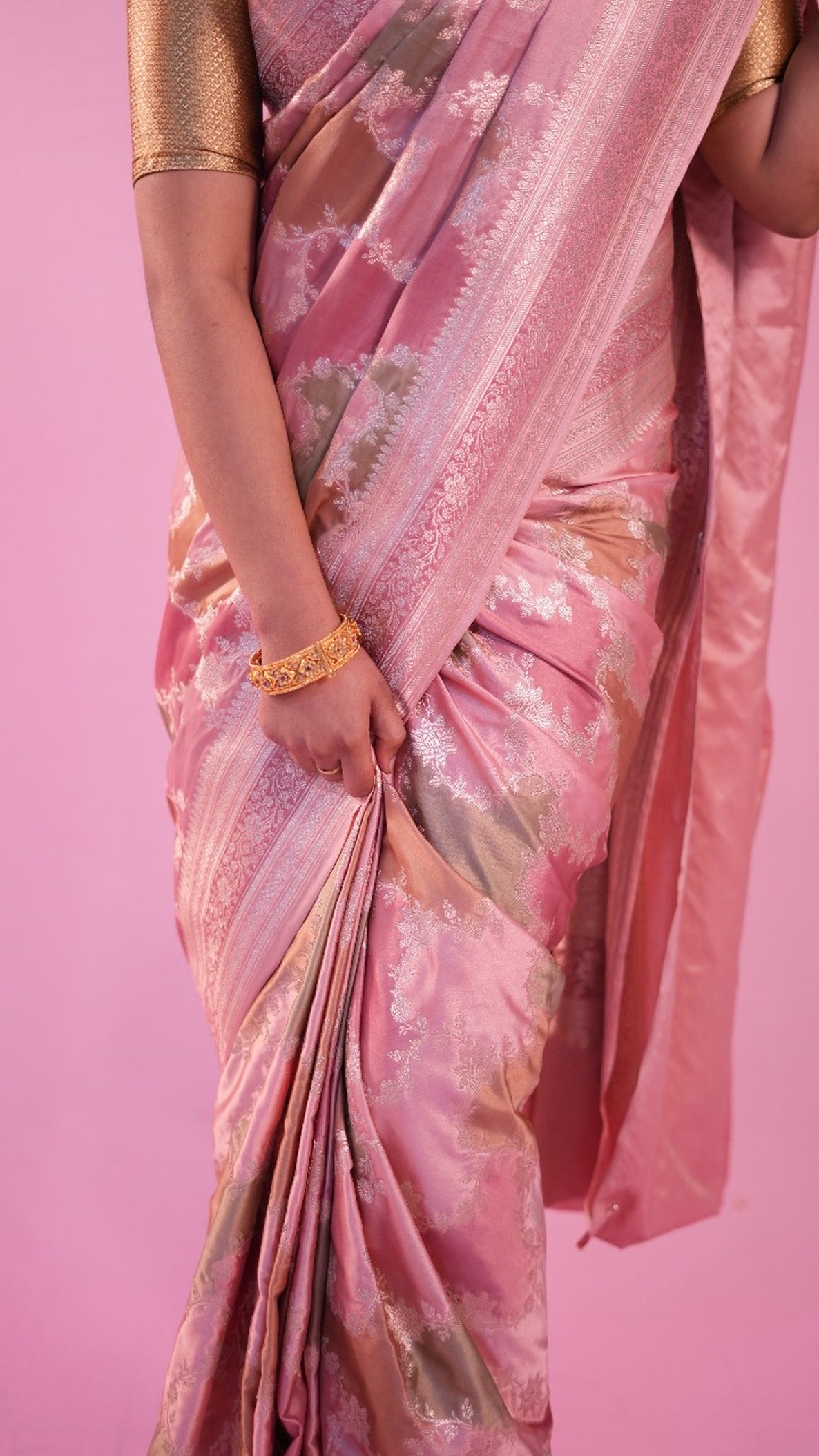 Banarasi Rang Kart Saree